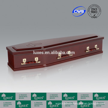 LUXES Single Raised Caskets Australian Minster Cross Coffin Online